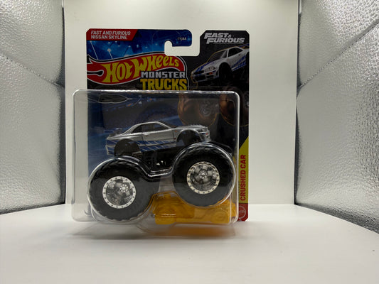 Hot Wheels F&F Brian’s Nissan Skyline GTR R34 Monster Truck – Brand New