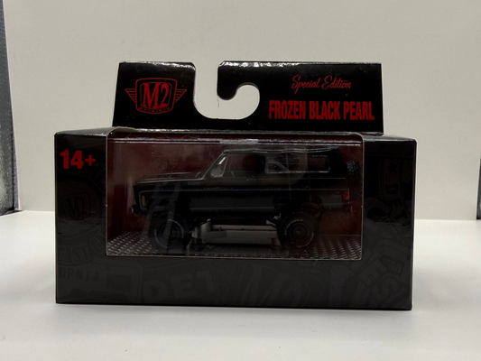 M2 machines Frozen Black Pearl 1973 GMC Jimmy Sierra 4X4