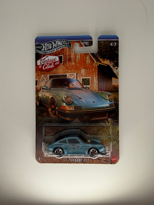 Hot Wheels Silver Series Vintage Club '71 Porsche 911